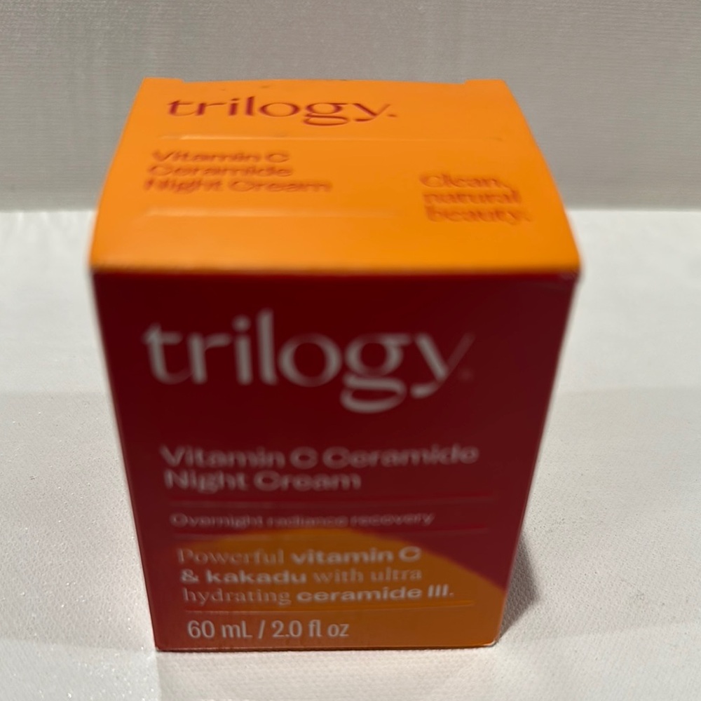 Trilogy Vitamin C Ceramide Night Cream with Vit C & Kakadu with Ceramide.